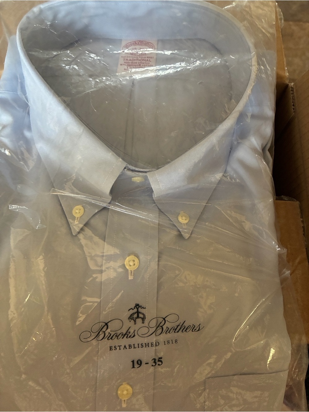 Brooks Brothers Pale Blue Dress Shirt - Classic Button-Down New with tags